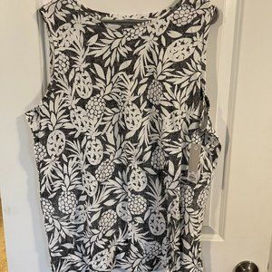 Croft & Barrow Pineapple Tank Top
